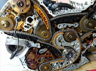 Engine performance diagnostics with scan tool and technician